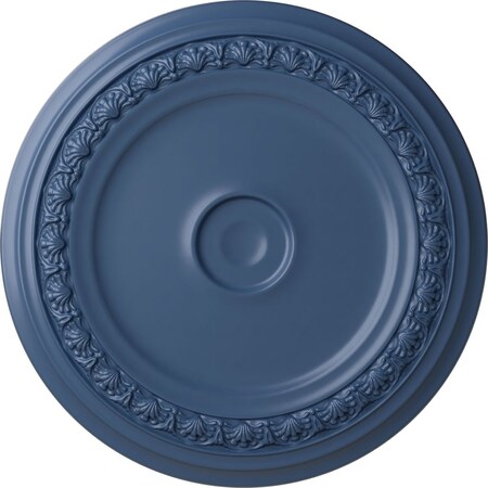 Ekena Millwork Carlsbad Ceiling Medallion (Fits Canopies up to 5 1/2"), Hand-Painted Americana, 31 1/8"OD x 1 1/2"P CM31CAAMF